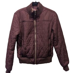 Quilted Women's Jacket in Brown